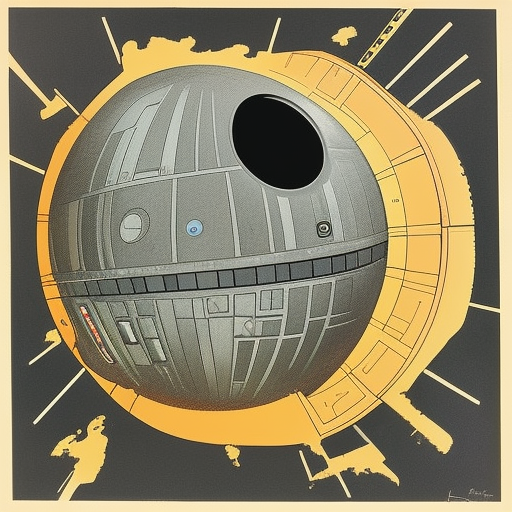 Death Star as imagined 1920s style.