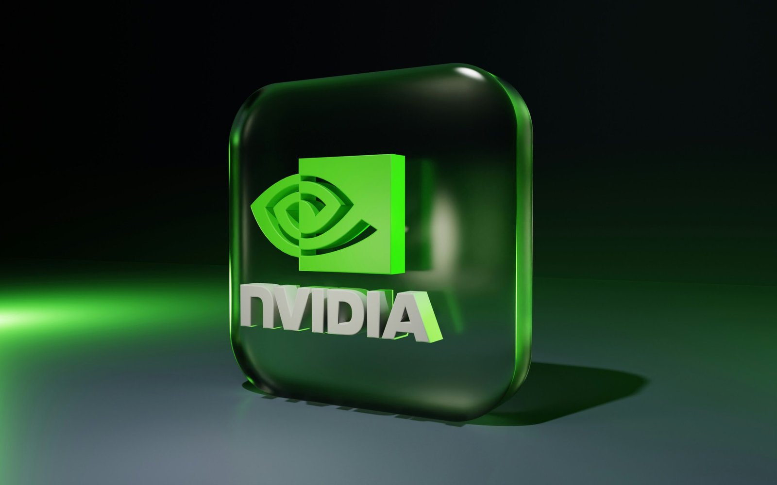 NVIDIA crystal logo cube
