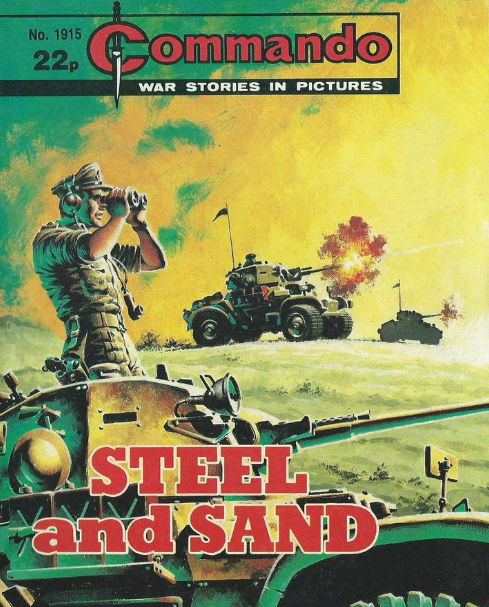 Front cover of a Commando comic