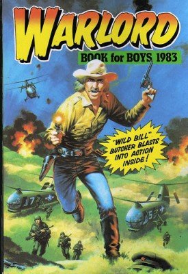 Front cover of the 1983 Warlord annual