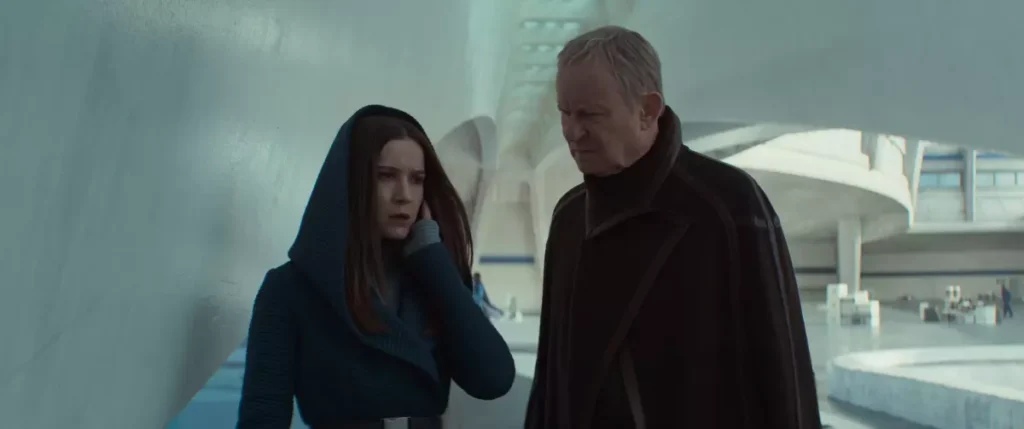 Kleya Marki (Elizabeth Dulau) is Luthen Rael’s (Stellan Skarsgård) closest associate. (Lucasfilm Ltd.)